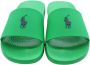 Polo Ralph Lauren Walrus Slippers Green Heren - Thumbnail 4