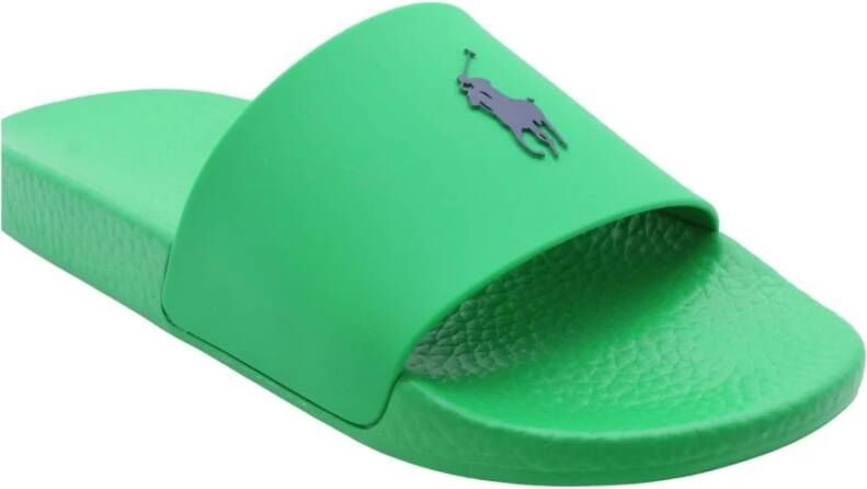 Polo Ralph Lauren Walrus Slippers Green Heren