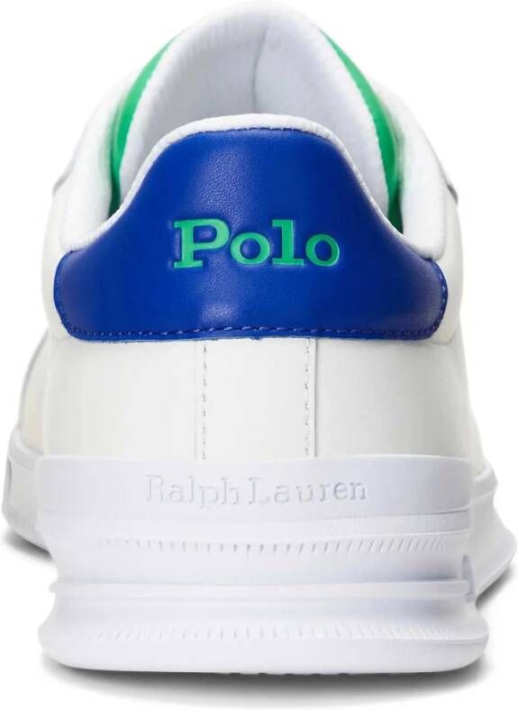 Polo Ralph Lauren Witte Court II Leren Sneakers White Heren