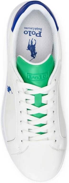 Polo Ralph Lauren Witte Court II Leren Sneakers White Heren