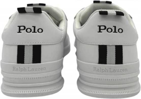 Polo Ralph Lauren Witte leren herensneakers White Heren