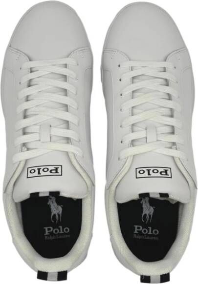 Polo Ralph Lauren Witte leren herensneakers White Heren