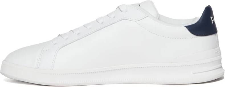 Polo Ralph Lauren Witte leren sneakers HRT CT II White Heren