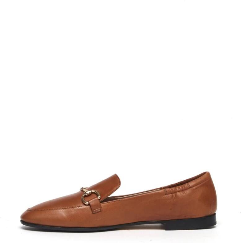 Pomme D'or Leren Mocassin Brown Dames