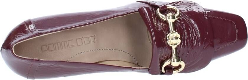 Pomme D'or Met hiel Bordeaux Red Dames