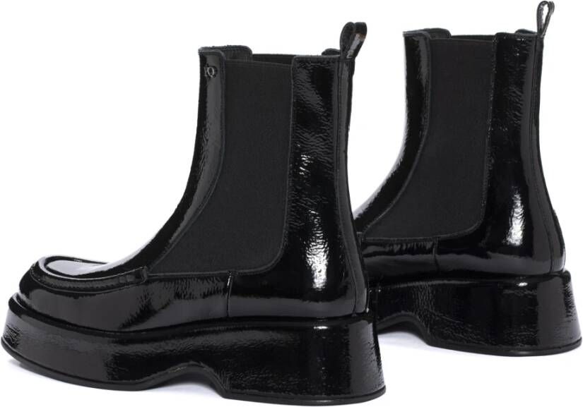 Pons Quintana Chelsea Lakleren Bootie Black Dames