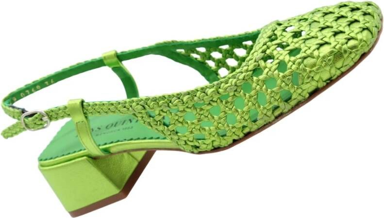 Pons Quintana Girasol Slingback Sandalen Green Dames