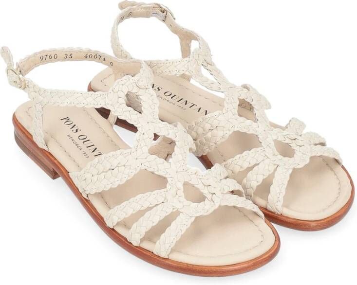 Pons Quintana Ivory Tina Sandal Beige Dames