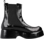 Pons Quintana Klassieke Chelsea Boots van zwart leer Black Dames - Thumbnail 4