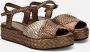 Pons Quintana Multicolor Leren Plateau Sandalen Brown Dames - Thumbnail 2