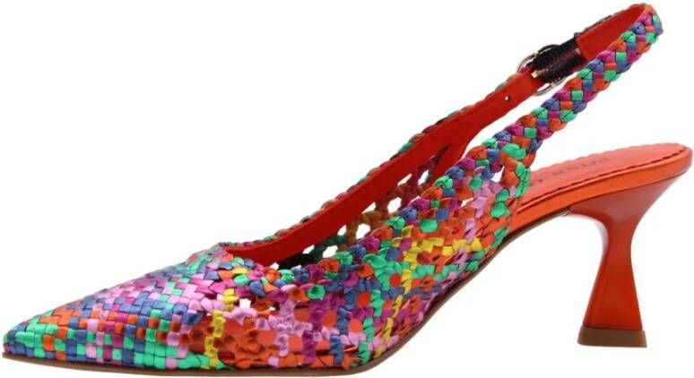 Pons Quintana Elegante Slingback Hakken Multicolor Dames