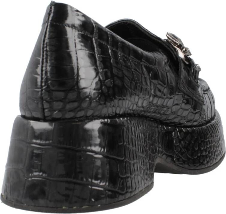 Pons Quintana Stijlvolle Fliper Loafers Black Dames