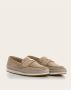 Prada Biarritz Espadrilles Suède Rubber Leer Beige Heren - Thumbnail 2