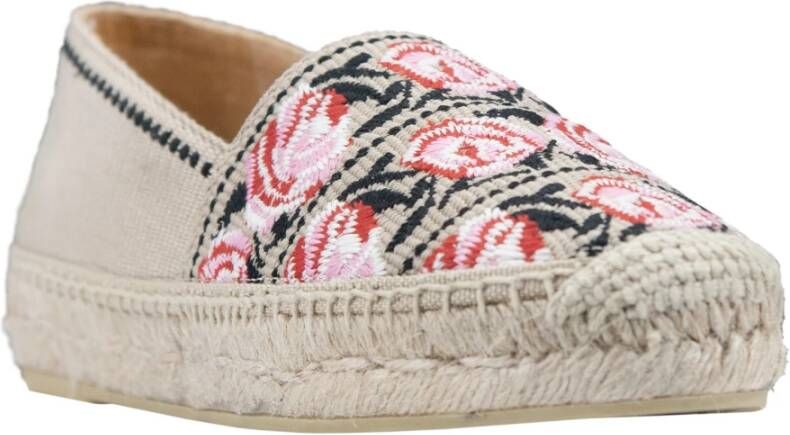 Prada Bloemen Slip-On Espadrilles Multicolor Dames