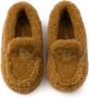 Prada Bruine Shearling Loafers Elegant Instapper Brown Dames - Thumbnail 5