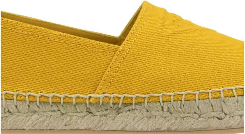 Prada Canvas Slip-On Espadrilles Yellow Dames