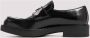 Prada Chocolade Geborstelde Loafers Black Heren - Thumbnail 13