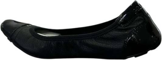 Prada Elegante Ballet Flats voor Vrouwen Black Dames