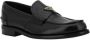 Prada Elegante Leren Loafers Monelli Stijl Black Heren - Thumbnail 3