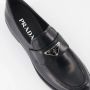 Prada Geborsteld leren instap mocassins Black Dames - Thumbnail 11