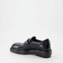 Prada Geborsteld leren loafers voor dames Black Dames - Thumbnail 3