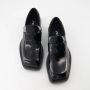 Prada Geborsteld leren loafers voor dames Black Dames - Thumbnail 6