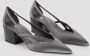 Prada Grijze Zijden Pumps Elegante Hak Schoenen Gray Dames - Thumbnail 3