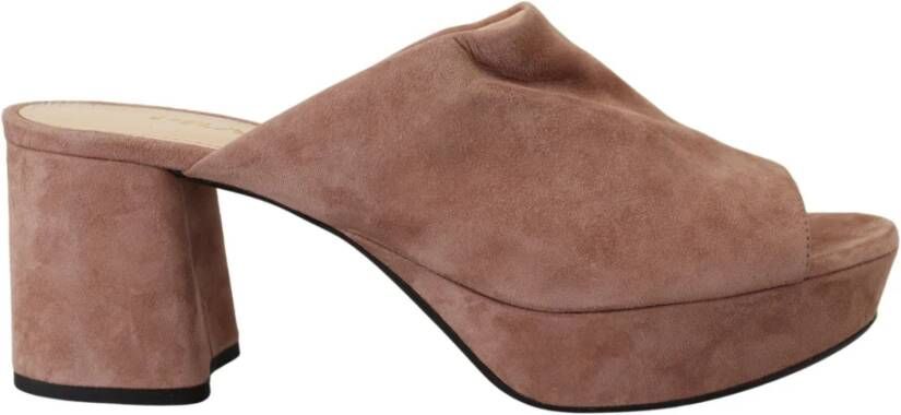 Prada Heeled Mules Pink Dames