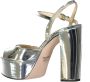 Prada High Heel Sandals Gray Dames - Thumbnail 7