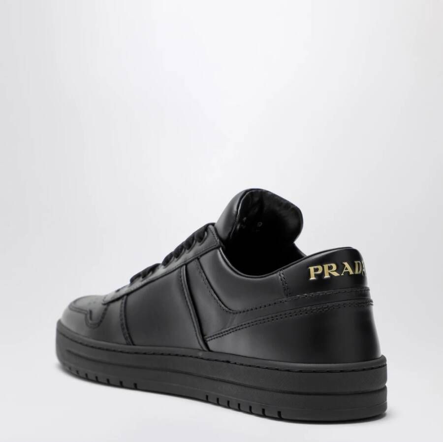 Prada Lage Sneaker van Stof Black Dames