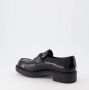 Prada Chocolade Geborstelde Loafers Black Heren - Thumbnail 8