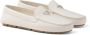 Prada Leren Loafers met Driehoekig Logo Detail White Heren - Thumbnail 2