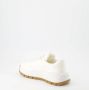 Prada Witte Leren Sneakers met Merkhiel White Dames - Thumbnail 3