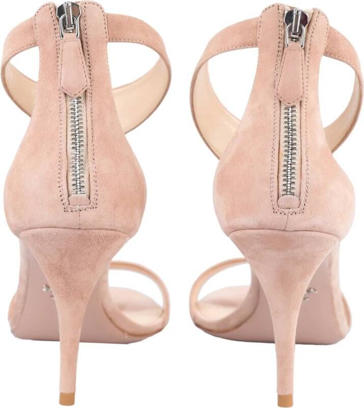 Prada Lichtroze leren sandalen Pink Dames