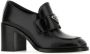 Prada Instap leren mocassins met vierkanteeus Black Dames - Thumbnail 3