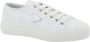 Prada Luxe Leren Sneakers met Patentontwerp White Dames - Thumbnail 1