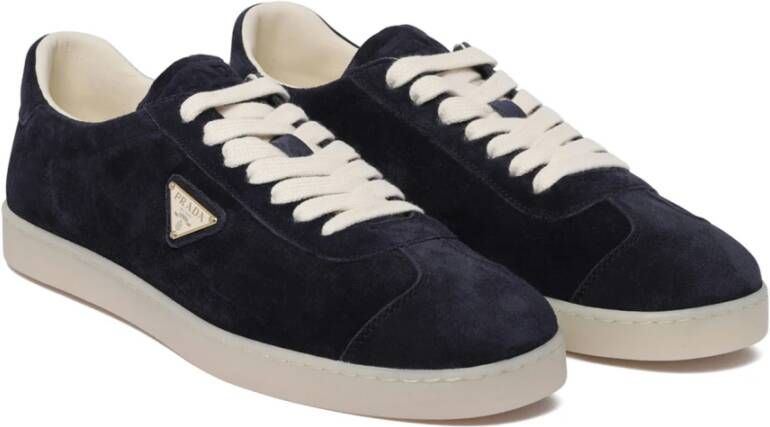 Prada Midnight Blue Lane Sneakers Blue Heren