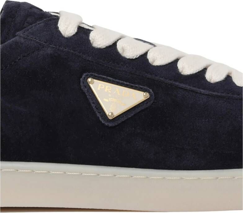 Prada Midnight Blue Lane Sneakers Blue Heren