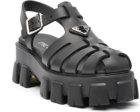 Prada Sandals Black Dames