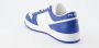 Prada Geperforeerde Leren Sneakers Blue Heren - Thumbnail 4