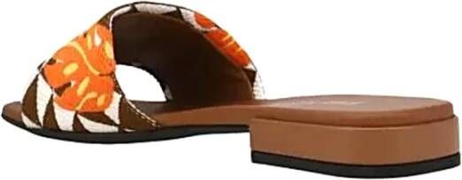 Prada Stijlvolle Slippers voor Dagelijks Comfort Brown Dames