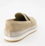 Prada Biarritz Espadrilles Suède Rubber Leer Beige Heren - Thumbnail 7