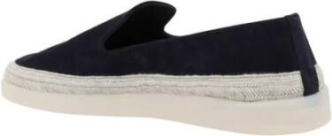 Prada Suède Loafer Casual Stijl Blue Heren