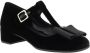 Prada Velvet Ballerina's met Blokhak Black Dames - Thumbnail 6