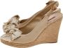 Prada Vintage Pre-owned Canvas sandals Beige Dames - Thumbnail 3