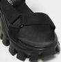 Prada Vintage Pre-owned Canvas sandals Black Dames - Thumbnail 6