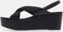 Prada Vintage Pre-owned Canvas sandals Black Dames - Thumbnail 2