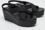 Prada Vintage Pre-owned Canvas sandals Black Dames - Thumbnail 4