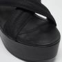 Prada Vintage Pre-owned Canvas sandals Black Dames - Thumbnail 7