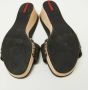 Prada Vintage Pre-owned Denim sandals Black Dames - Thumbnail 6